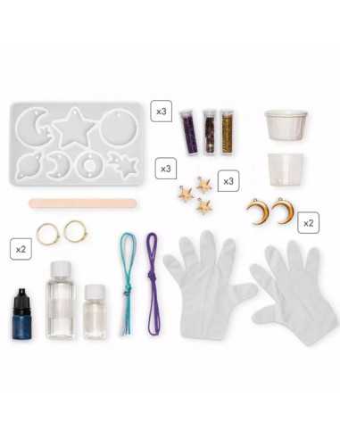 14 bijoux résine galaxie à créer -... 14 bijoux résine galaxie à créer -...