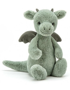Peluche Dragon timide -...