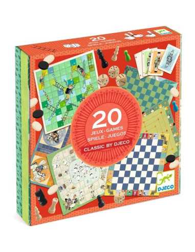 Classic box boîte de 20 jeux - Djeco