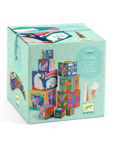 Cubes à empiler Animaux...