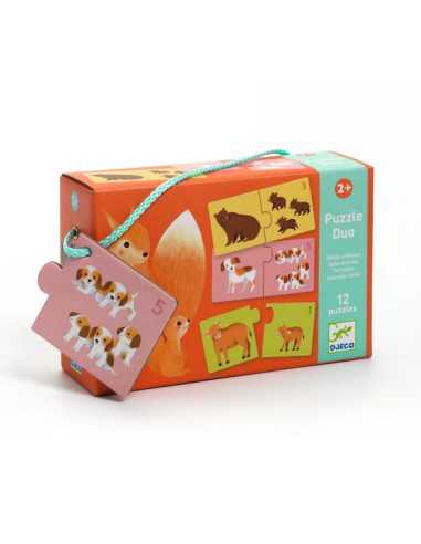 Puzzles en bois pour tout-petits, lot de 6 puzzles animaux et 1 lot de  puzzle alphabet jouets éducatifs cadeaux pour enfants tout-petits de 1 à 3  ans