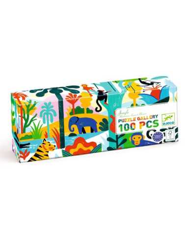 Puzzle gallery Jungle 100 pièces - Djeco