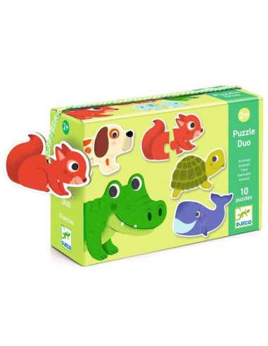 Puzzle duo animaux - Djeco