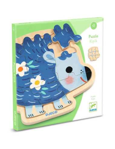 Puzzle en bois - Le Petit Cheval Bleu - 3 ans et + - Papeterie et