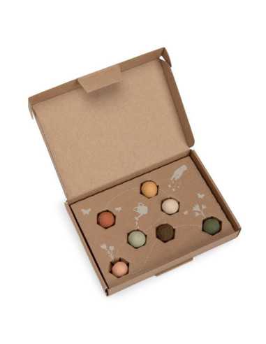 Coffret 7 bombes à graines Le jardin... Coffret 7 bombes à graines Le jardin...