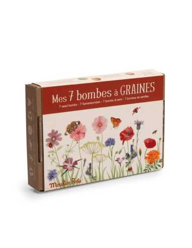 Coffret 7 bombes à graines Le jardin...