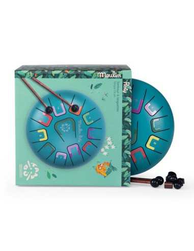 Tambour à languettes Dans la jungle -... Tambour à languettes Dans la jungle -...