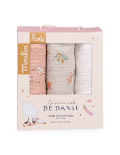 Set de 3 langes imprimés La...