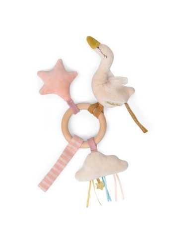 Hochet anneau bois cygne La petite... Hochet anneau bois cygne La petite...