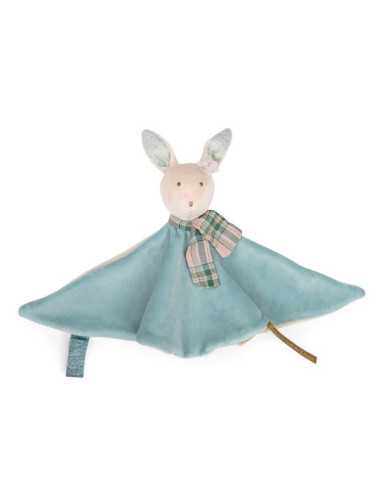 Doudou lapin bleu La petite école de...