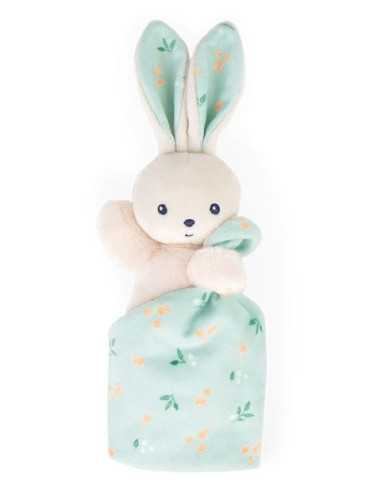 Doudou lapin Bouquet d'agrumes Carré... Doudou lapin Bouquet d'agrumes Carré...