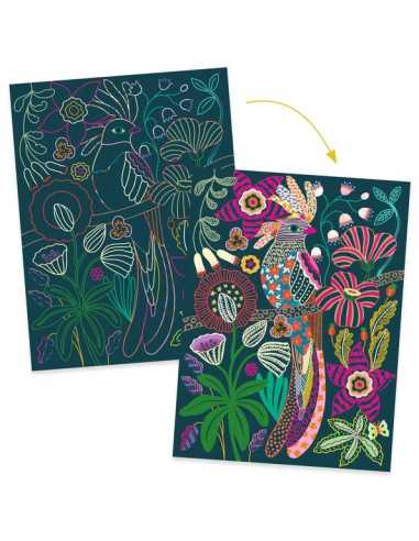 Cartes à gratter Rococo - Djeco Cartes à gratter Rococo - Djeco