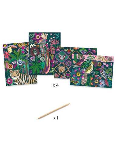 Cartes à gratter Rococo - Djeco Cartes à gratter Rococo - Djeco