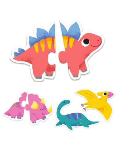 Puzzle duo Dinos - Djeco Puzzle duo Dinos - Djeco