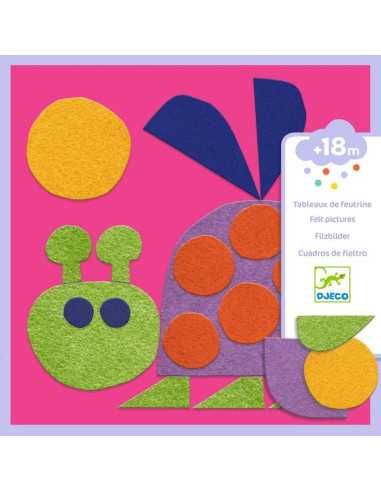 Tableaux en feutrine Petit doux - Djeco Tableaux en feutrine Petit doux - Djeco