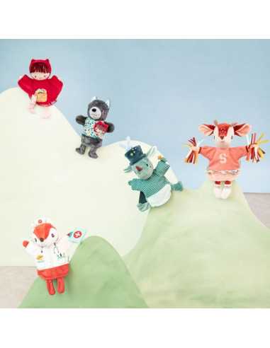 Marionnette Louis le loup - Lilliputiens Marionnette Louis le loup - Lilliputiens