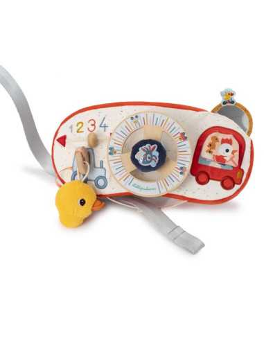 Panneau d’activités en voiture ferme... Panneau d’activités en voiture ferme...