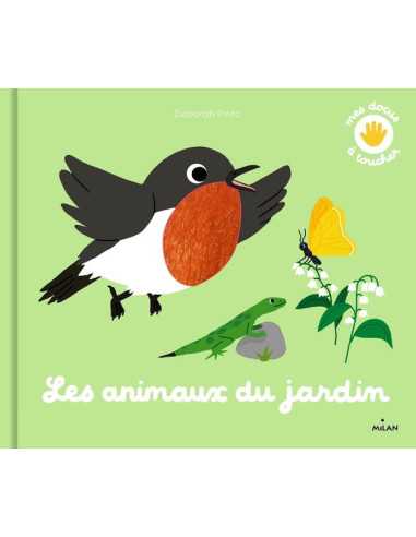 Livre à toucher les animaux du jardin...