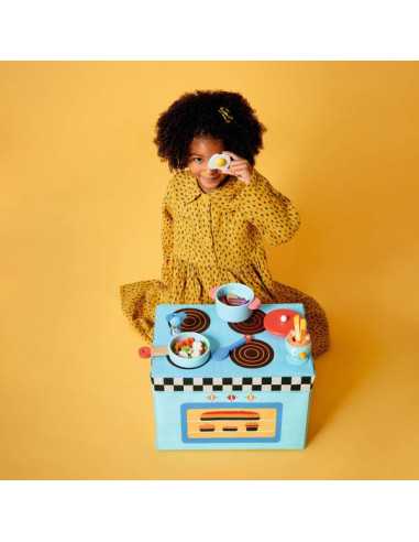 Coffre de rangement Cuisinière - Djeco Coffre de rangement Cuisinière - Djeco