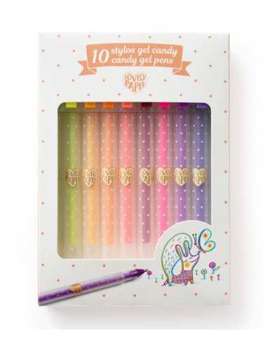 10 stylos gel candy - Djeco