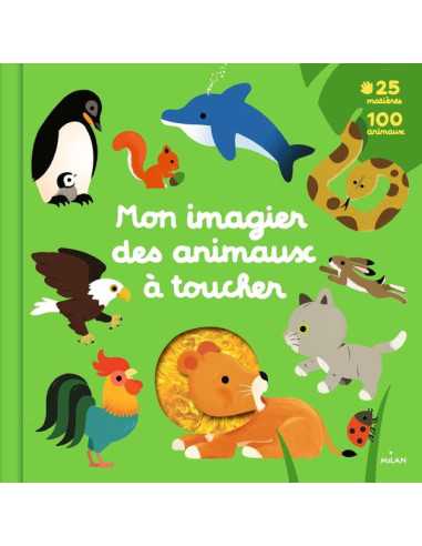 Mon imagier des animaux à toucher -...