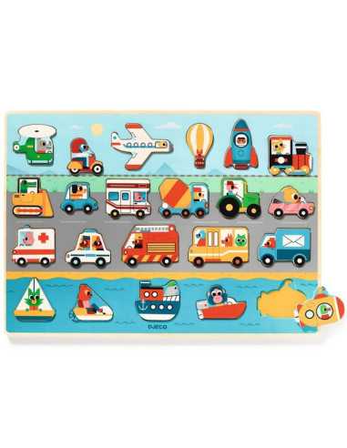 Puzzlo Vroom - Djeco Puzzlo Vroom - Djeco