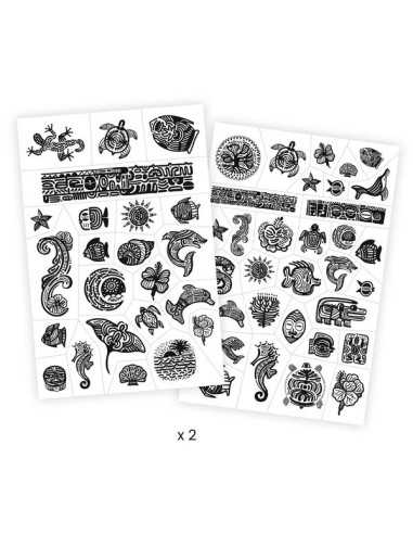 Tatouages Polynésie - Djeco Tatouages Polynésie - Djeco