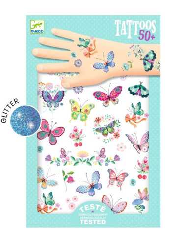 Tatouages Papillons de rêve - Djeco Tatouages Papillons de rêve - Djeco