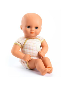 Paola Reina Poupon Petite Fille aux Yeux Marrons - Mes premiers jouets  Paola Reina sur L'Armoire de Bébé