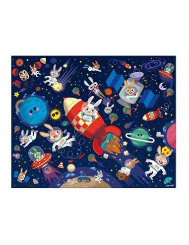 Puzzle Fusée 54 pièces - Janod Puzzle Fusée 54 pièces - Janod