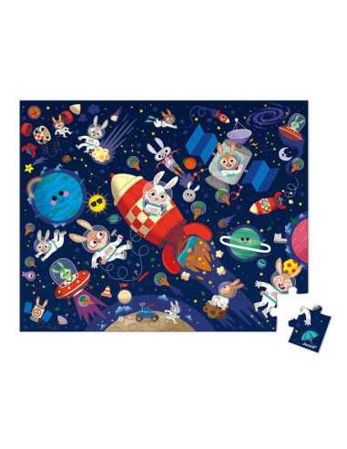 Puzzle Fusée 54 pièces - Janod Puzzle Fusée 54 pièces - Janod