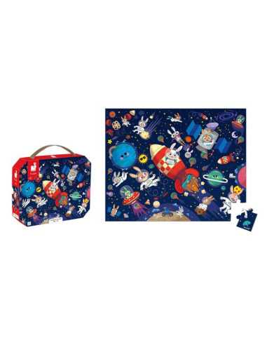Puzzle Fusée 54 pièces - Janod Puzzle Fusée 54 pièces - Janod