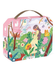 Puzzle Dame nature 200...