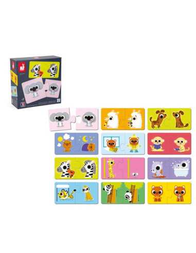 Puzzle Les contraires - Janod Puzzle Les contraires - Janod