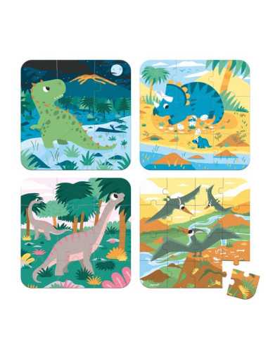 Puzzles évolutifs dinosaures - Janod Puzzles évolutifs dinosaures - Janod