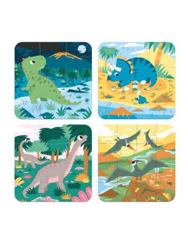 Puzzles évolutifs dinosaures - Janod Puzzles évolutifs dinosaures - Janod