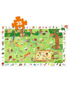 Puzzle phosphorescent enfant animaux rigolos Apli Kids