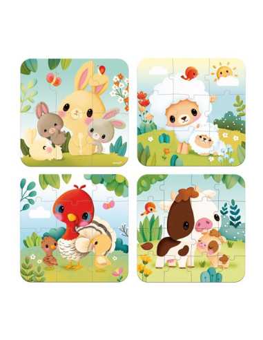 Puzzles évolutifs Animaux de la ferme... Puzzles évolutifs Animaux de la ferme...