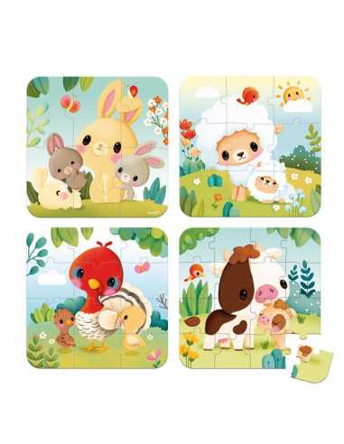 Puzzles évolutifs Animaux de la ferme... Puzzles évolutifs Animaux de la ferme...