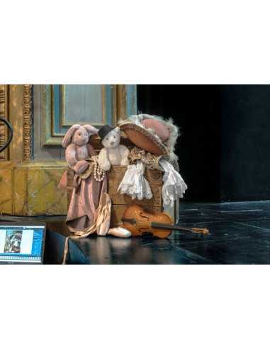 Peluche Lapin rose Arthur et Louison... Peluche Lapin rose Arthur et Louison...