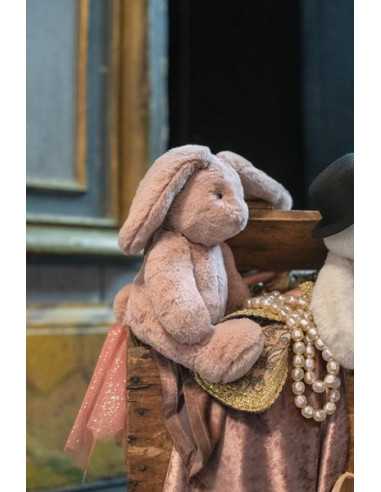 Peluche Lapin rose Arthur et Louison... Peluche Lapin rose Arthur et Louison...