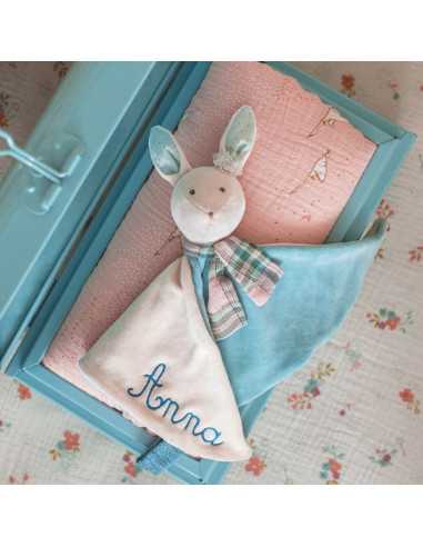 Doudou lapin bleu La petite école de... Doudou lapin bleu La petite école de...