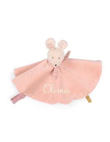 Doudou souris rose La petite école de... Doudou souris rose La petite école de...