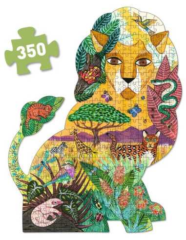 Puzz'art Lion Puzzle 350 pièces - Djeco Puzz'art Lion Puzzle 350 pièces - Djeco