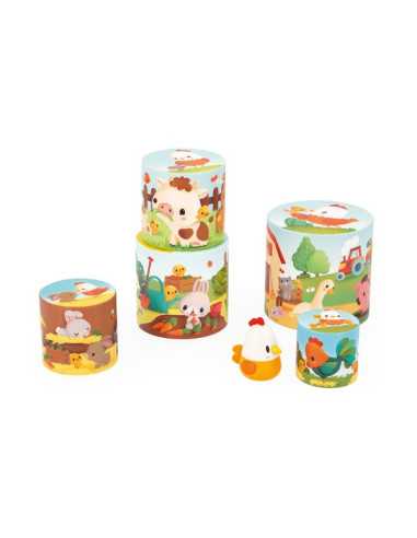 Ma première pyramide Poule - Janod Ma première pyramide Poule - Janod