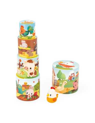 Ma première pyramide Poule - Janod Ma première pyramide Poule - Janod