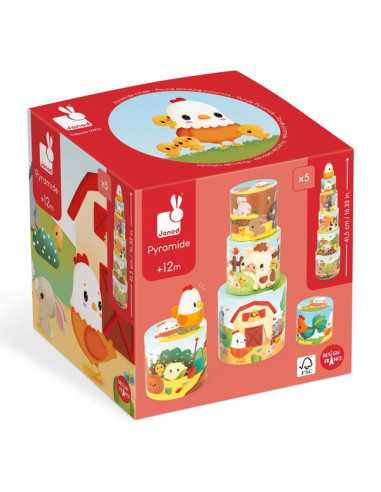 Ma première pyramide Poule - Janod Ma première pyramide Poule - Janod