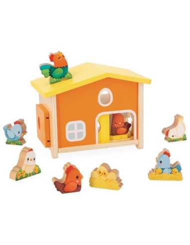Mon premier poulailler Ferme - Janod Mon premier poulailler Ferme - Janod