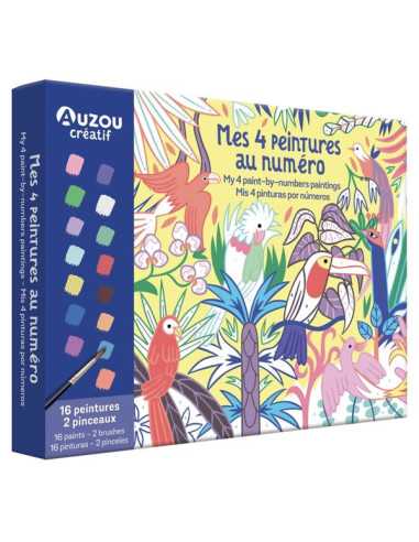 Mon coffret d'artiste mes 4 peintures...