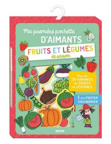 Ma première pochette d'aimants fruits...